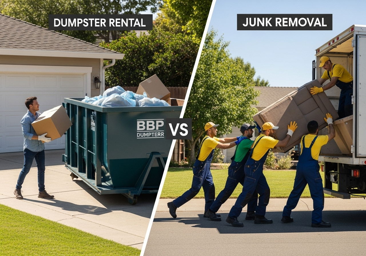 Dumpster Rental vs Junk Removal in Concord: 5 Expert Tips to Choose Wisely!